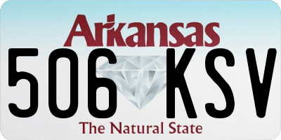 AR license plate 506KSV