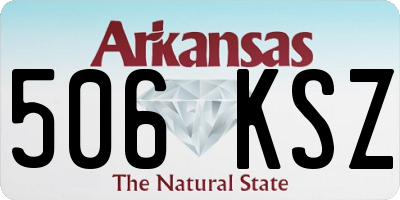 AR license plate 506KSZ