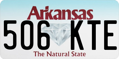 AR license plate 506KTE