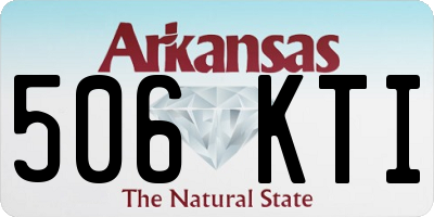 AR license plate 506KTI
