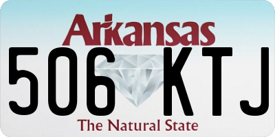 AR license plate 506KTJ