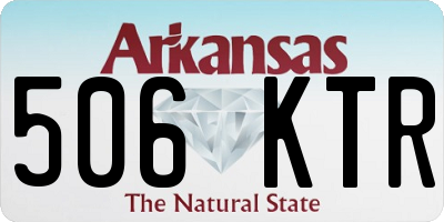 AR license plate 506KTR