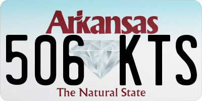 AR license plate 506KTS