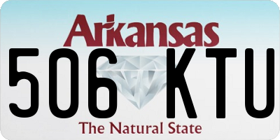 AR license plate 506KTU
