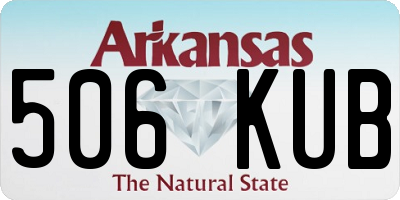 AR license plate 506KUB
