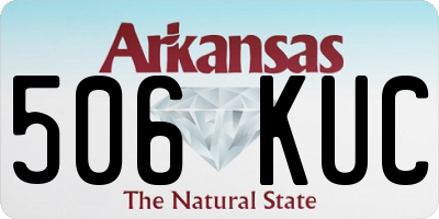 AR license plate 506KUC