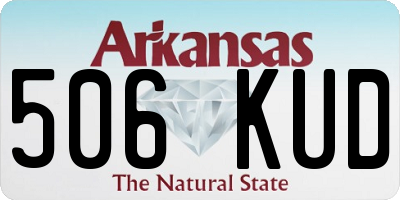 AR license plate 506KUD