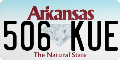 AR license plate 506KUE