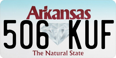 AR license plate 506KUF