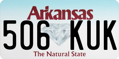 AR license plate 506KUK