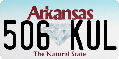 AR license plate 506KUL