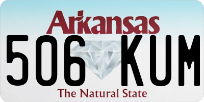 AR license plate 506KUM