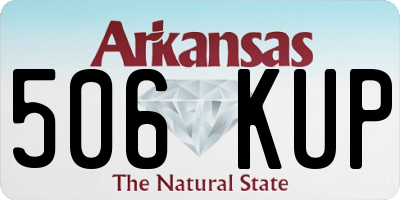 AR license plate 506KUP