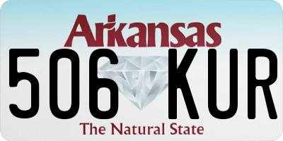 AR license plate 506KUR