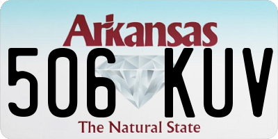 AR license plate 506KUV