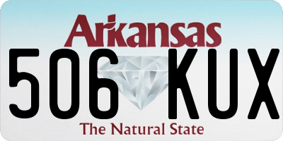 AR license plate 506KUX