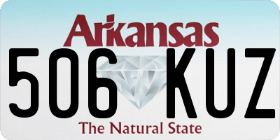 AR license plate 506KUZ