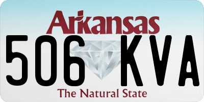 AR license plate 506KVA