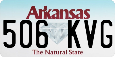 AR license plate 506KVG