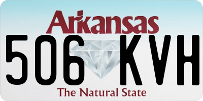 AR license plate 506KVH