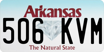 AR license plate 506KVM