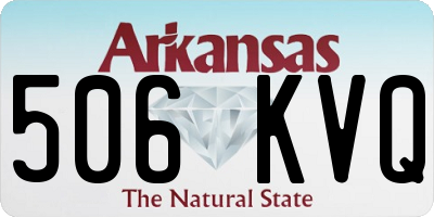 AR license plate 506KVQ