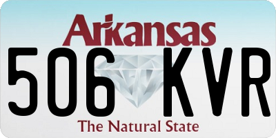 AR license plate 506KVR