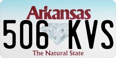 AR license plate 506KVS