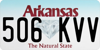 AR license plate 506KVV