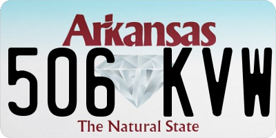 AR license plate 506KVW