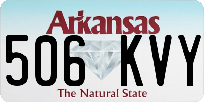 AR license plate 506KVY