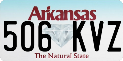AR license plate 506KVZ