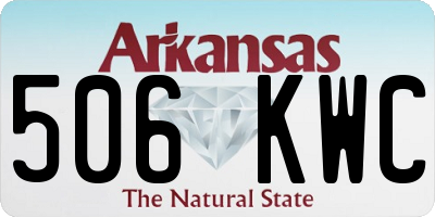 AR license plate 506KWC