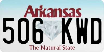 AR license plate 506KWD