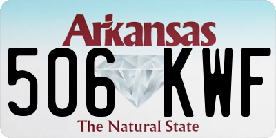 AR license plate 506KWF