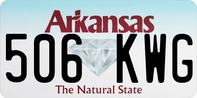 AR license plate 506KWG