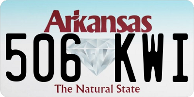 AR license plate 506KWI