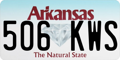 AR license plate 506KWS