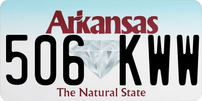 AR license plate 506KWW