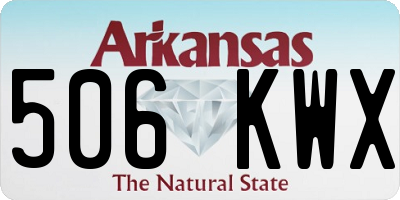 AR license plate 506KWX
