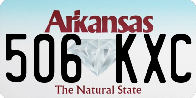 AR license plate 506KXC