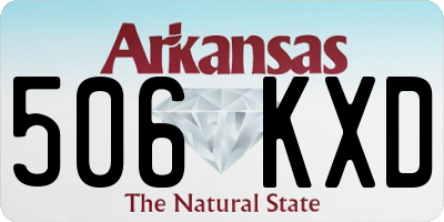 AR license plate 506KXD