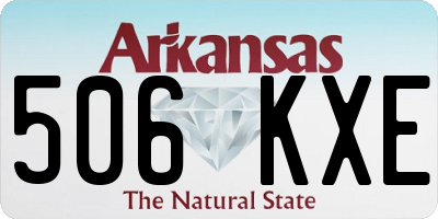 AR license plate 506KXE