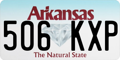 AR license plate 506KXP