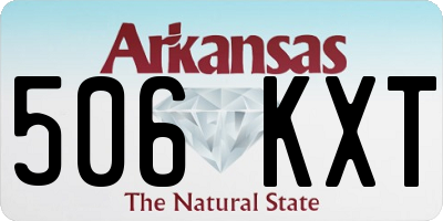 AR license plate 506KXT