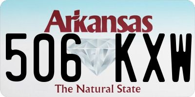 AR license plate 506KXW
