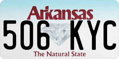 AR license plate 506KYC