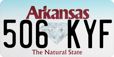 AR license plate 506KYF