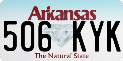 AR license plate 506KYK