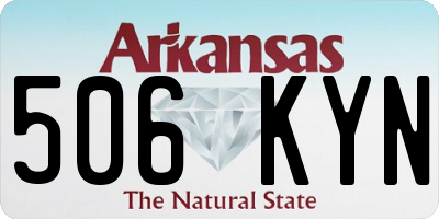 AR license plate 506KYN